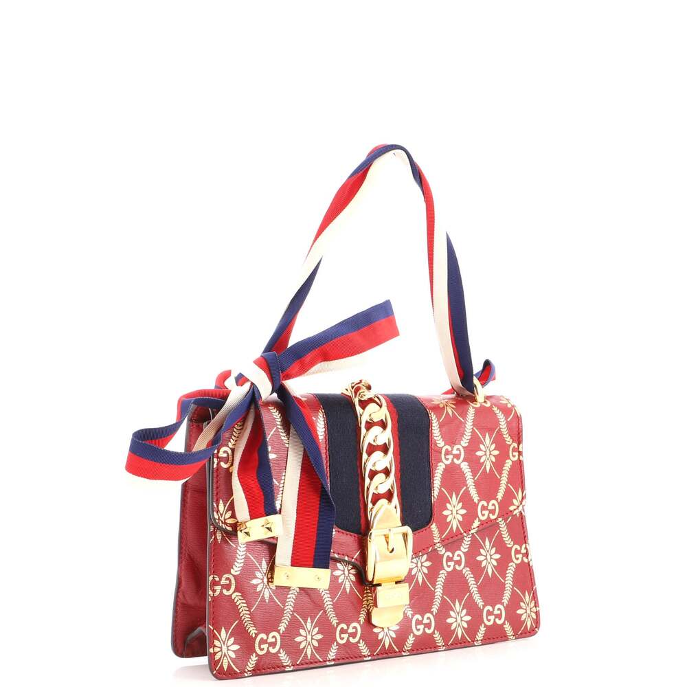 Gucci Sylvie Shoulder Bag Printed #324407G93B - Picture 2 of 7